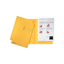 Vouwmap Esselte A4 manilla 180gr geel Vouwmap Esselte A4 manilla 180gr geel