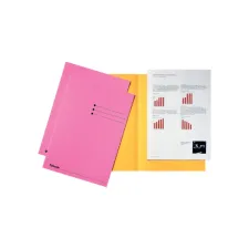 Vouwmap Esselte A4 manilla 180gr roze