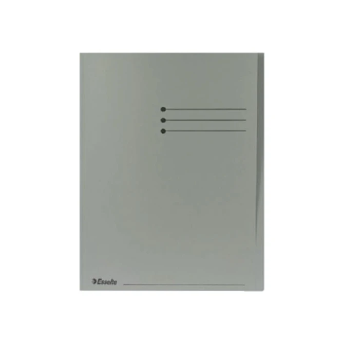 Vouwmap Esselte A4 met overslag manilla 180gr grijs