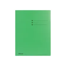 Vouwmap Esselte A4 met overslag manilla 180gr groen