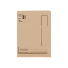 Vouwmap Quantore A4 ongelijke zijde 250gr beige