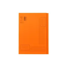 Vouwmap Quantore A4 ongelijke zijde 250gr oranje
