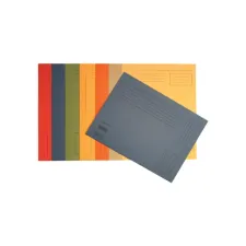Vouwmap Quantore Folio ongelijke zijde 230gr grijs