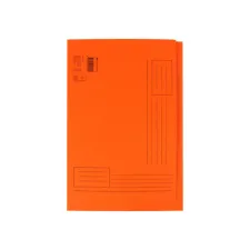 Vouwmap Quantore Folio ongelijke zijde 250gr oranje