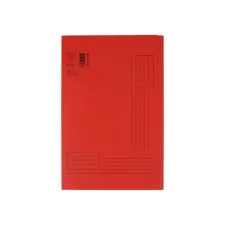 Vouwmap Quantore Folio ongelijke zijde 250gr rood