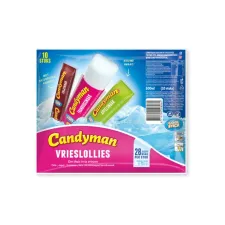 Vrieslolly Candyman 50 milliliter zak 10 stuks