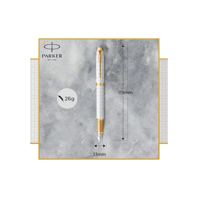 Vulpen Parker IM Premium pearl GT fijn