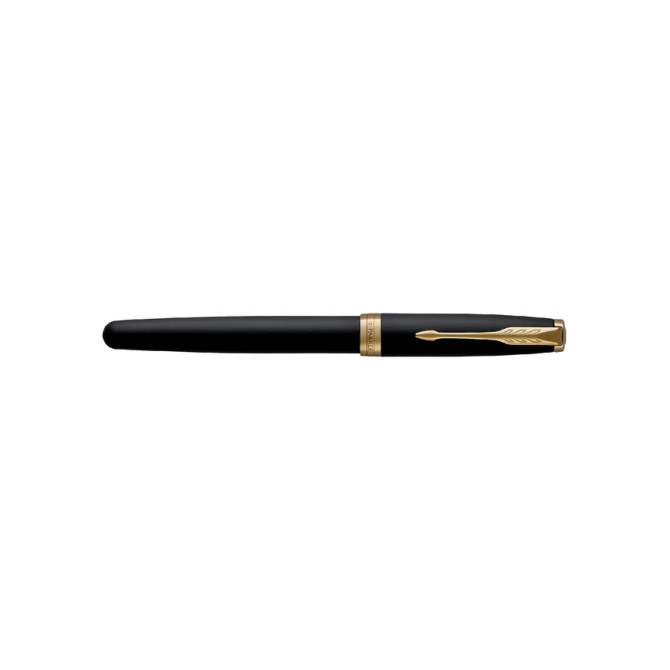 Vulpen Parker Sonnet matte black lacquer GT medium