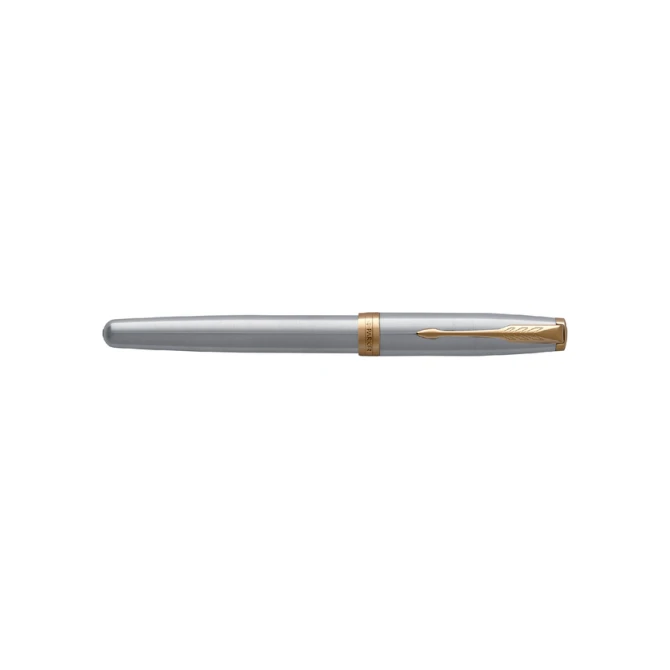 Vulpen Parker Sonnet stainless steel GT fijn