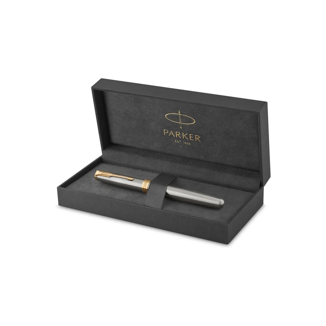 Vulpen Parker Sonnet stainless steel GT medium