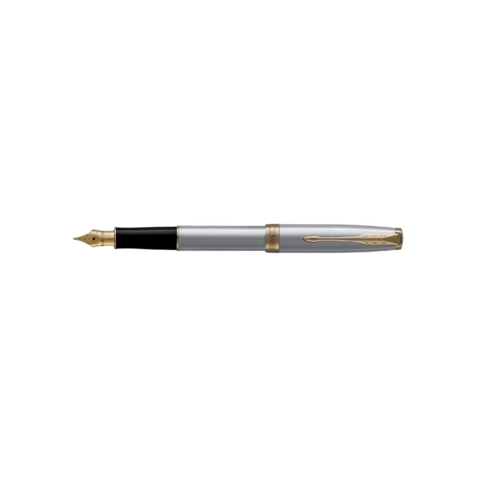 Vulpen Parker Sonnet stainless steel GT medium