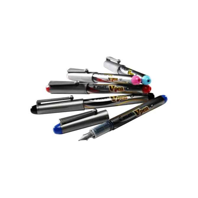 Vulpen Pilot Vpen medium zilver/blauw