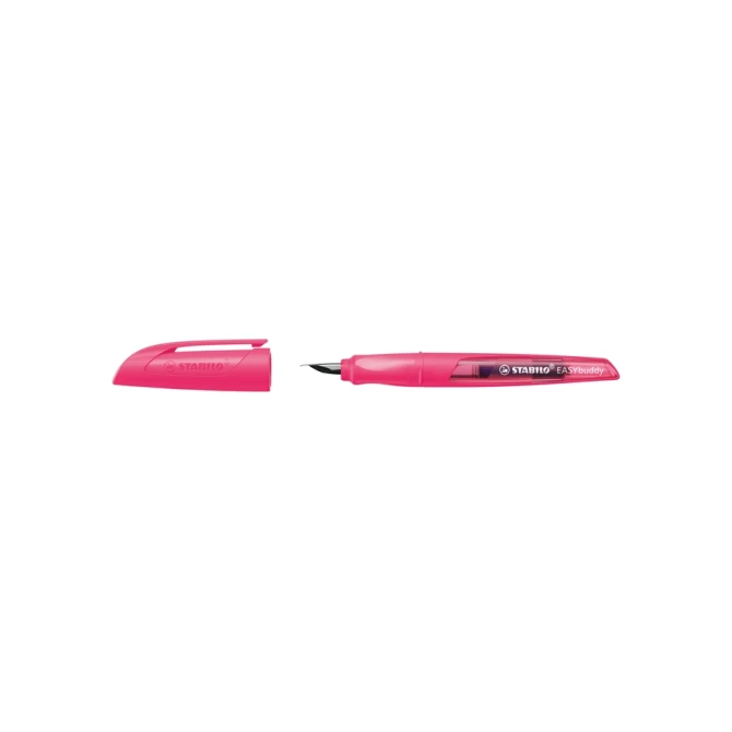 Vulpen STABILO Easybuddy medium neon roze blister à 1 stuk
