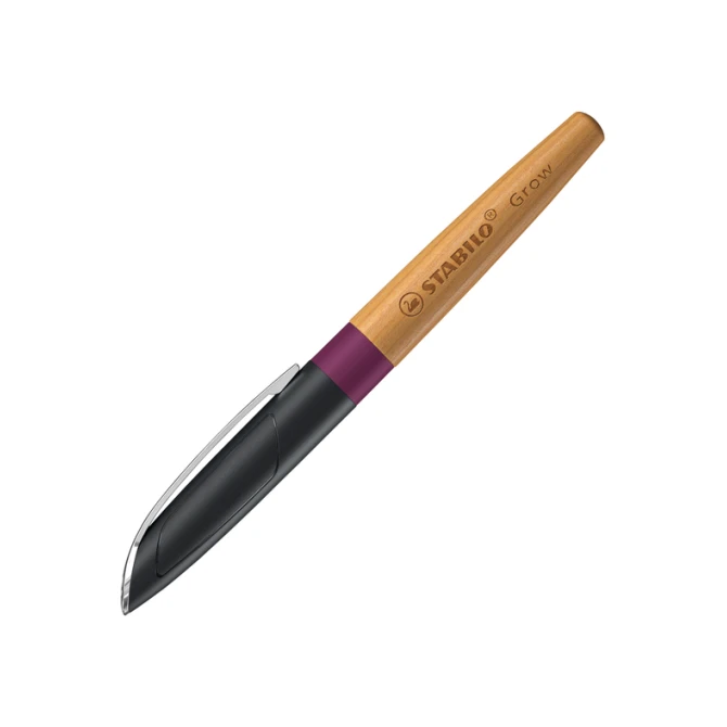 Vulpen STABILO Grow medium pruimenrood/kersen