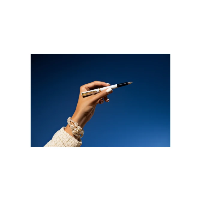 Vulpen Waterman Allure Impression white GT medium