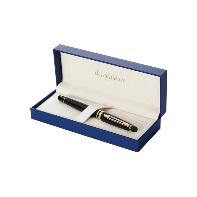 Vulpen Waterman Expert black lacquer GT fijn