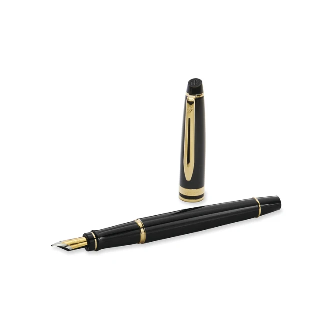 Vulpen Waterman Expert black lacquer GT medium