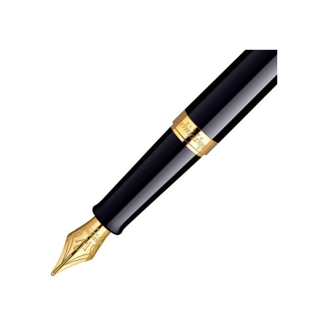 Vulpen Waterman Hémisphère black lacquer GT medium