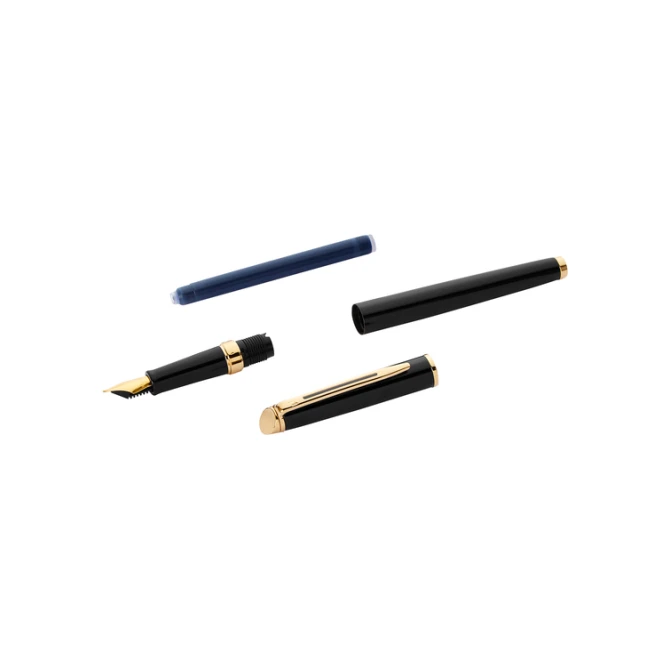 Vulpen Waterman Hémisphère black lacquer GT medium