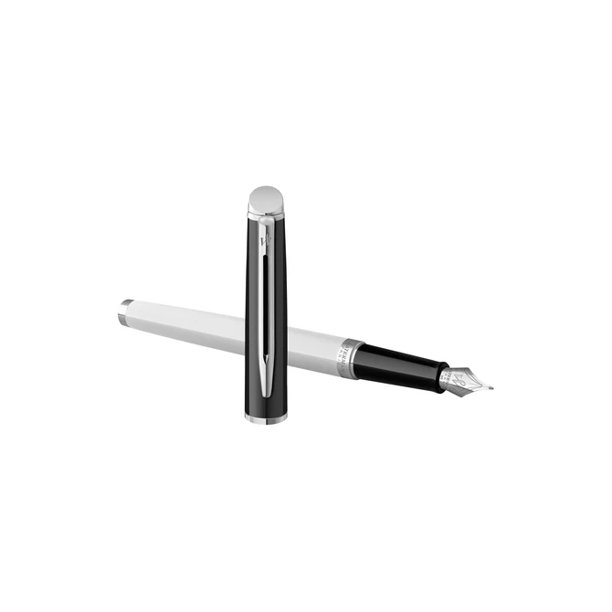 Vulpen Waterman Hémisphère Colour Blocking black en white CT fijn