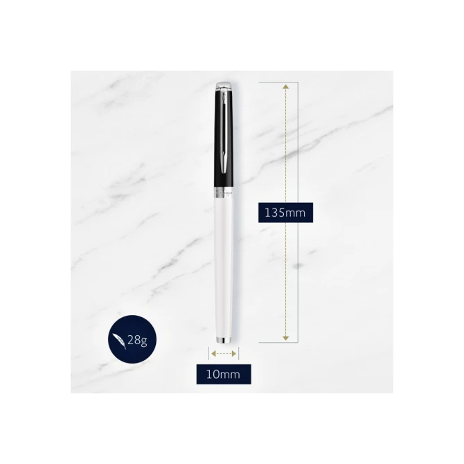 Vulpen Waterman Hémisphère Colour Blocking black en white CT medium