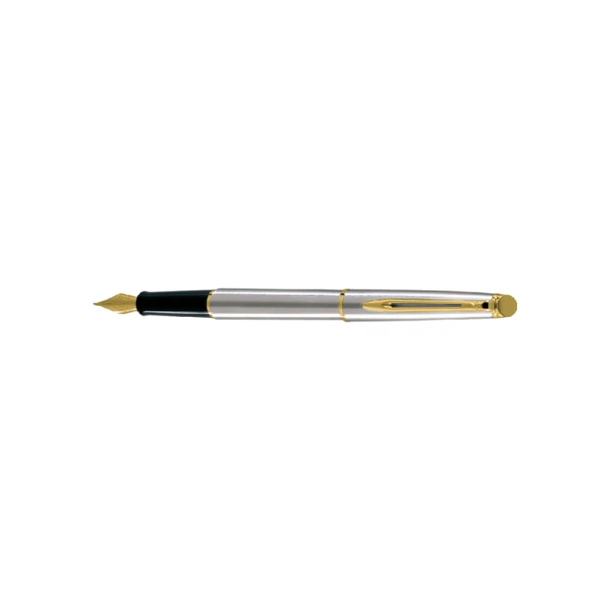 Vulpen Waterman Hémisphère stainless steel GT fijn