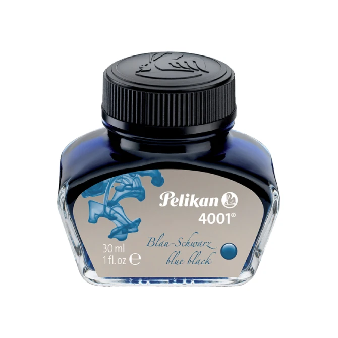 Vulpeninkt Pelikan 4001 30ml blauw/zwart