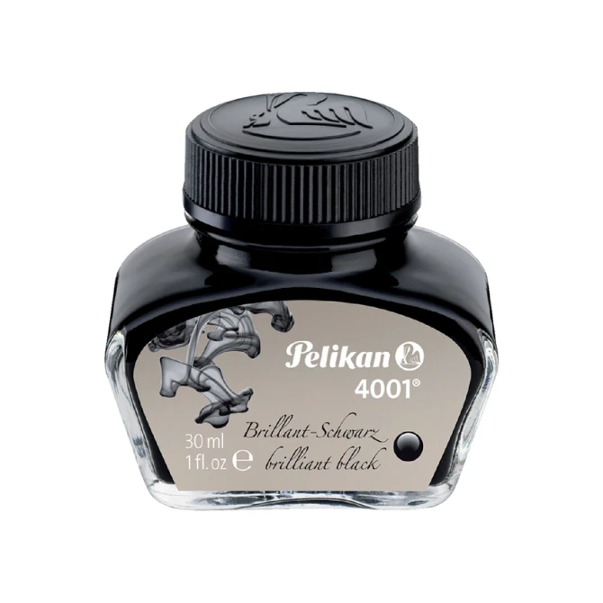 Vulpeninkt Pelikan 4001 30ml briljant zwart