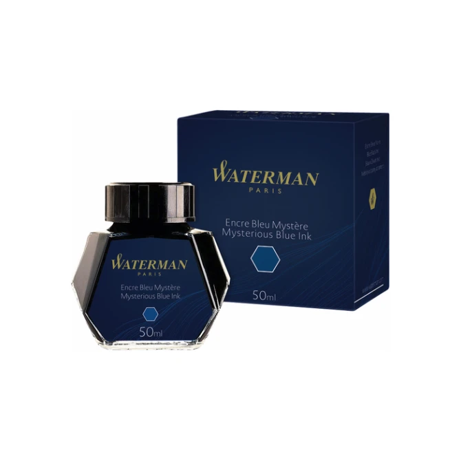 Vulpeninkt Waterman 50ml standaard blauw-zwart