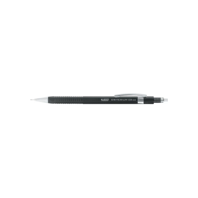 Vulpotlood Bic Criterium HB 0.5mm met gum metalen clip