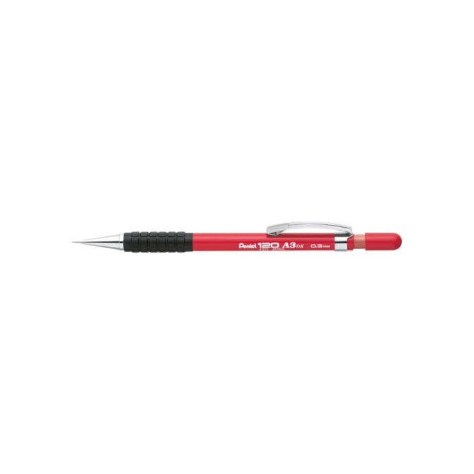 Vulpotlood Pentel A313 HB 0.3mm rood