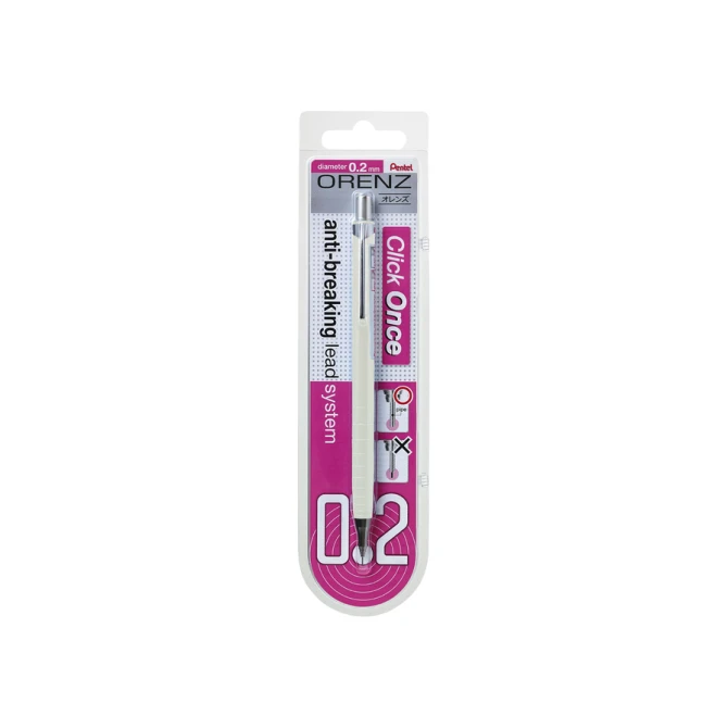 Vulpotlood Pentel Orenz B 0.2mm wit