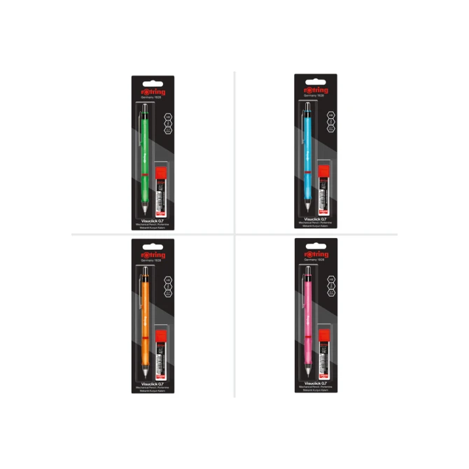 Vulpotlood rOtring Visuclick 2B 0.7mm assorti