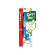 Vulpotlood STABILO Easyergo HB 3.15mm links blauw/donkerblauw incl puntenslijper blister à 1 stuk