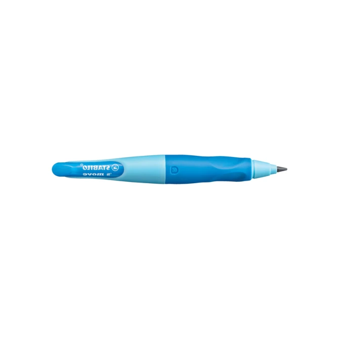 Vulpotlood STABILO Easyergo HB 3.15mm links blauw/donkerblauw incl puntenslijper blister à 1 stuk