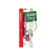 Vulpotlood STABILO Easyergo HB 3.15mm linkshandig roze/lila incl puntenslijper blister à 1 stuk