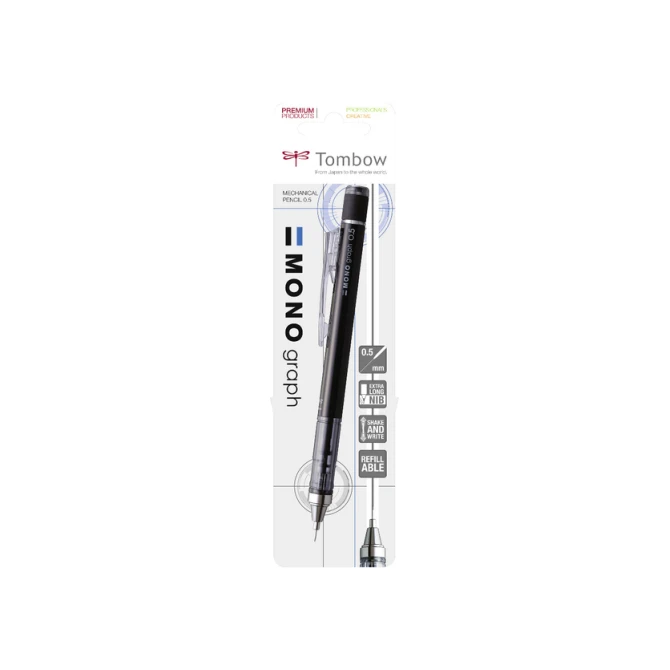 Vulpotlood Tombow MONO graph HB 0.5mm zwart