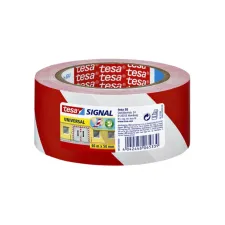 Waarschuwings- en markeringstape tesa® Signal Universal 66mx50mm rood/wit Waarschuwings- en markeringstape tesa® Signal Universal 66mx50mm rood/wit