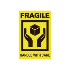 Waarschuwingsetiket IEZZY fragile handle with care 50,8mmx76,2mm 200st