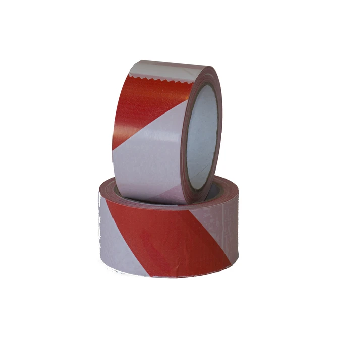 Waarschuwingstape IEZZY 50mmx66m rood/wit