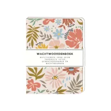 Wachtwoordenboek Interstat softcover 144vel 120x160mm Soft Floral