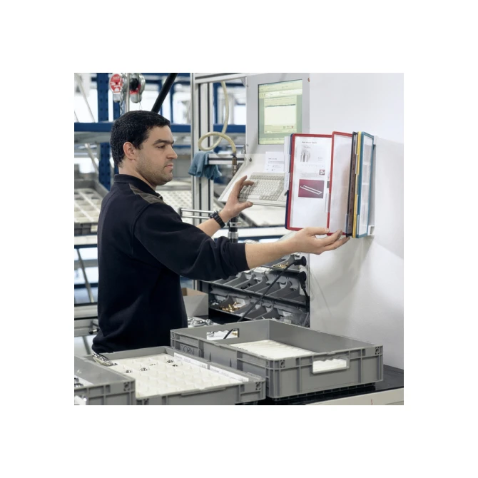 Wandelement Durable Vario Wall met 10-tassen A4 assorti