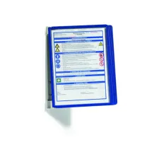 Wandelement Durable Vario Wall met 5-tassen blauw Wandelement Durable Vario Wall met 5-tassen blauw