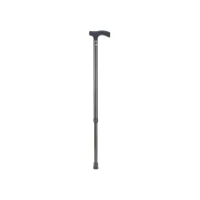 Wandelstok Able2 carbon soft recht handvat zwart
