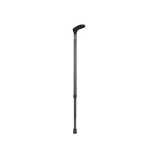 Wandelstok Able2 opvouwbaar carbon soft handvat zwart