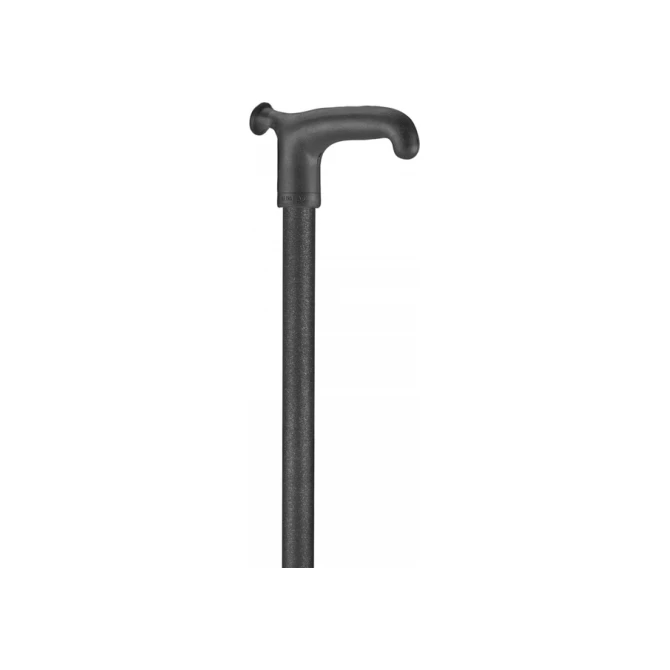 Wandelstok Able2 soft recht handvat zwart