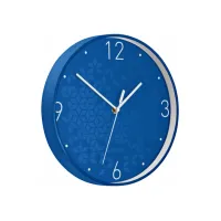 Wandklok Leitz WOW Ø29cm blauw