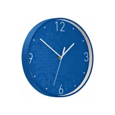 Wandklok Leitz WOW Ø29cm blauw