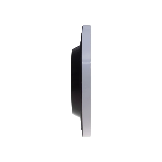 Wandklok MAUL Step RC Ø30x5cm kunststof wit/wit
