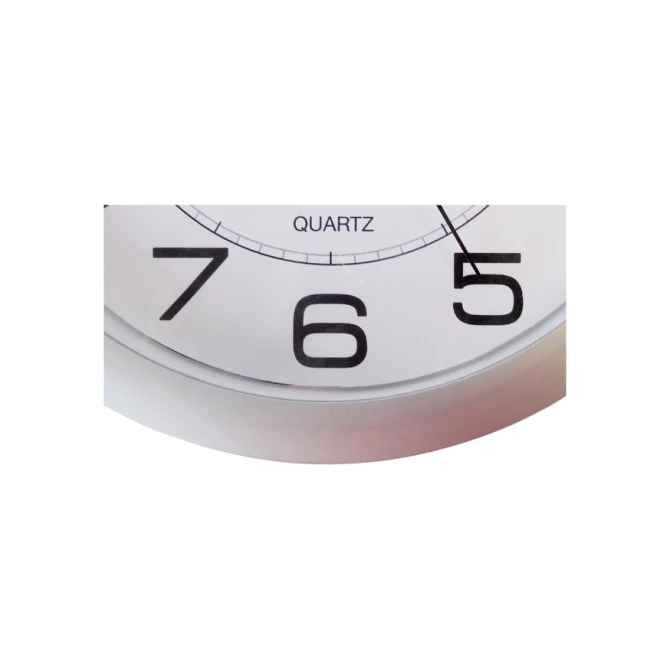 Wandklok Unilux Attraction Ø 22cm lichtgrijs/wit